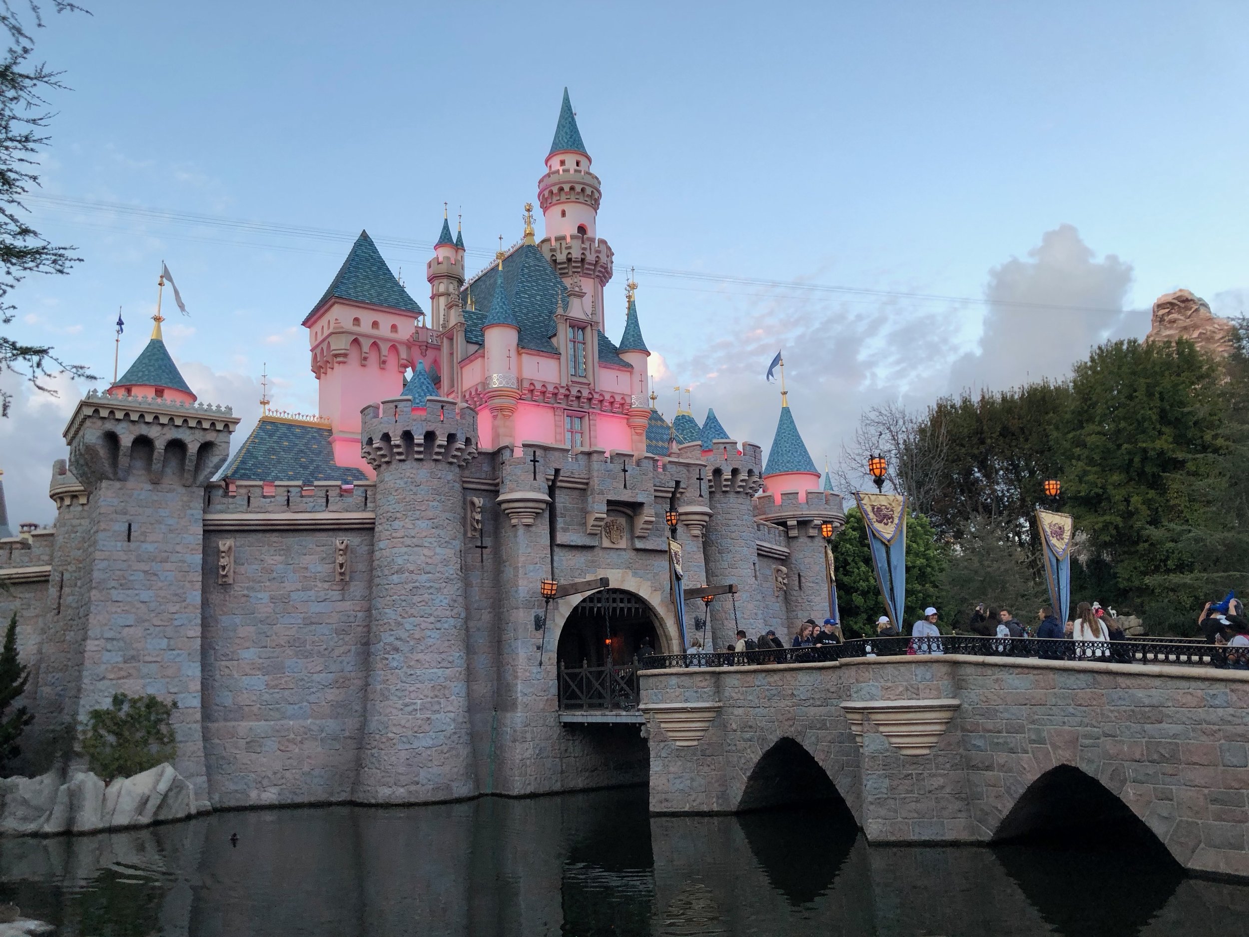 The Disneyland Castle with the native iPhone lens. (Click to enlarge.)