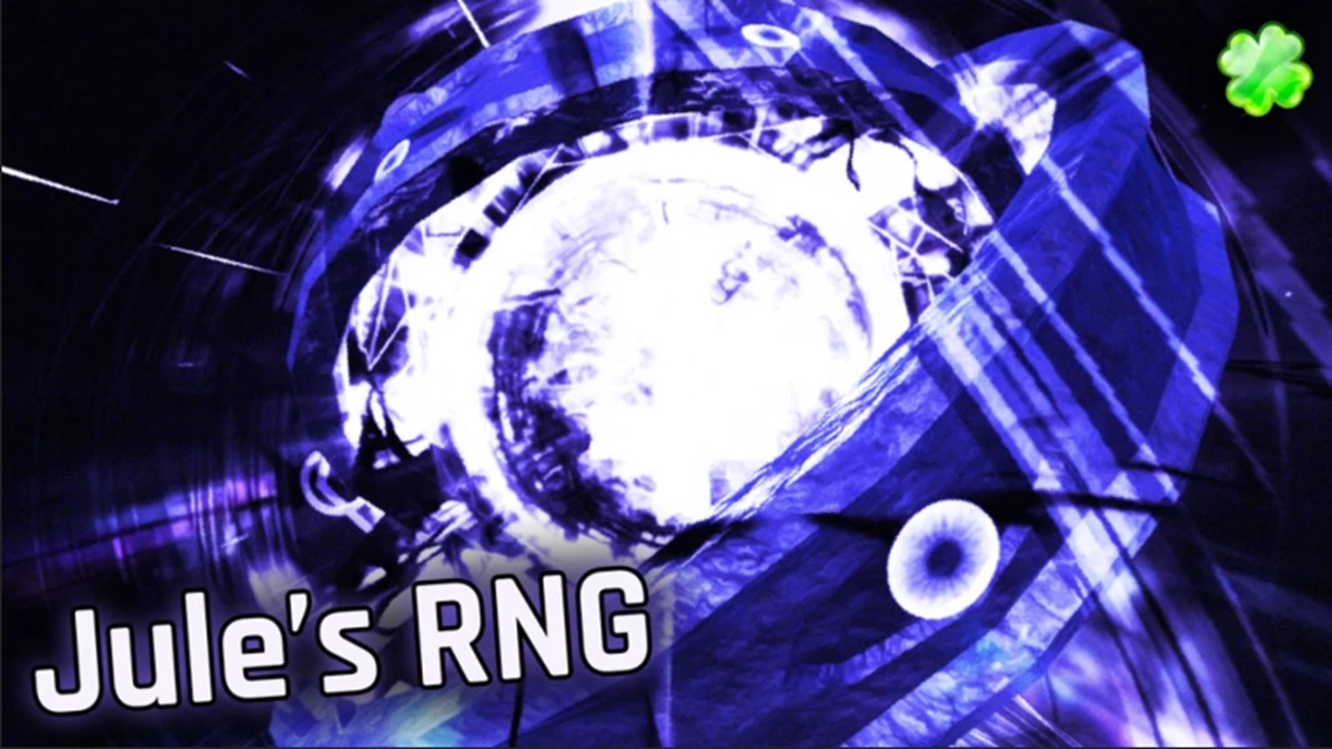 Jule's RNG Codes - a blue aura and the game's title